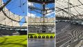 Chiqui Tapia volvió a mostrar las instalaciones del estadio de La Plata.