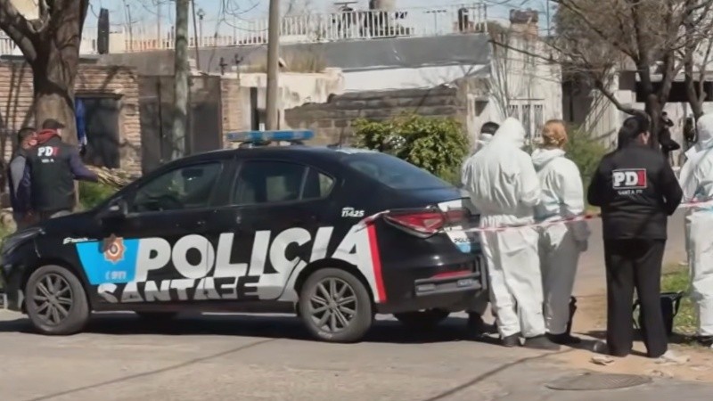 La escena del asesinato de Clorinda Medina.