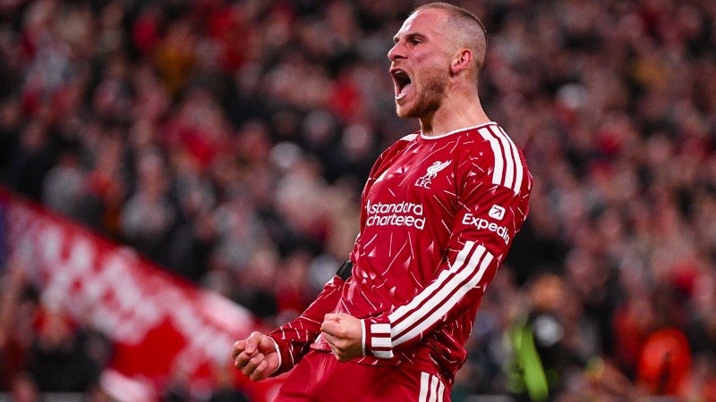 El argentino fue figura en el Liverpool (EFE).