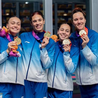 Las nadadoras argentinas y la felicidad de ser medallistas (SantaFe2026).