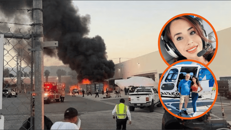 El helicóptero se estrelló en Chatsworth mientras realizaba la cobertura aérea de un accidente de tránsito.