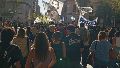 La marcha por el centro de Rosario (X/@nicocastillo73)