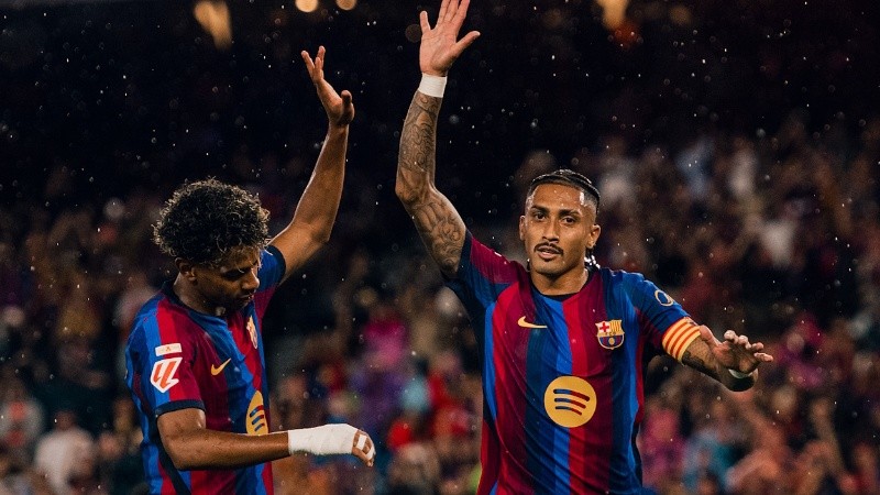 Yamal y Rapinha comandaron un festival de fútbol (