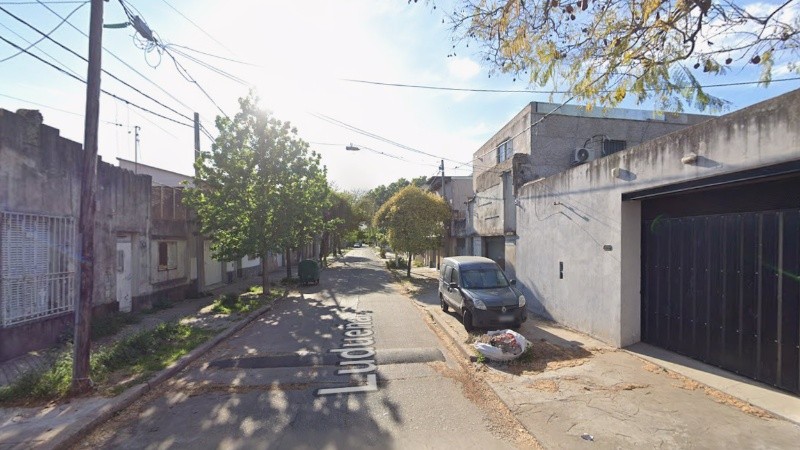 El lugar donde ocurrió el robo.