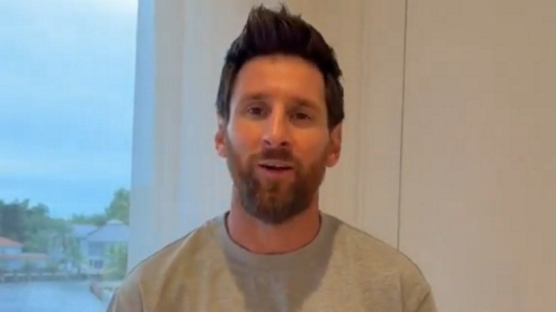 Leo Messi envió saludos a los deportistas que compiten en los Suramericanos.