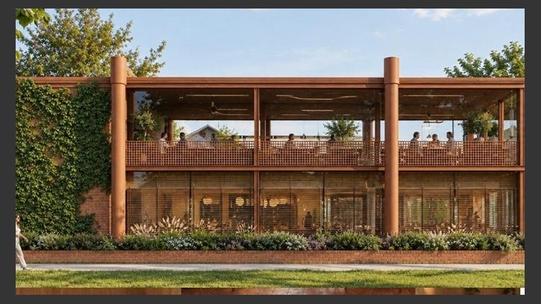 Marshall, junto a un grupo inversor, presentó un proyecto de cafetería, heladería y restaurante.