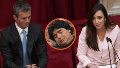 La vicepresidenta Victoria Villarruel eligió una imagen de Diego Maradona para responder a los dichos de Martín Menem.