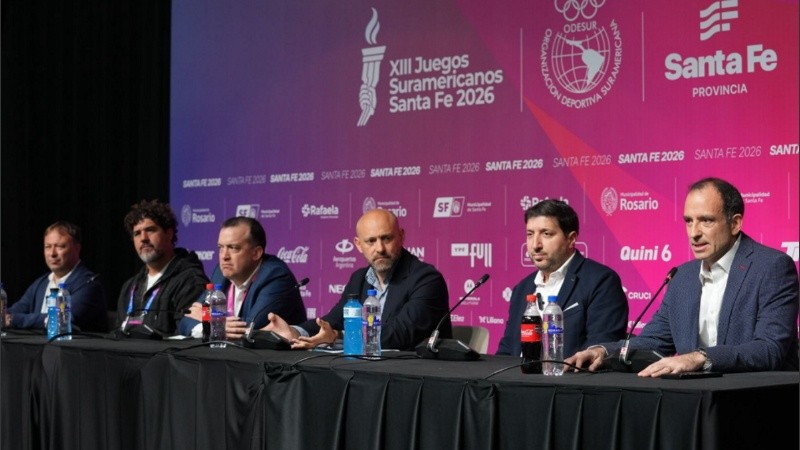 Representantes de la hotelería y la gastronomía, junto con autoridades provinciales y del Comité Organizador de los Juegos Suramericanos 2026.