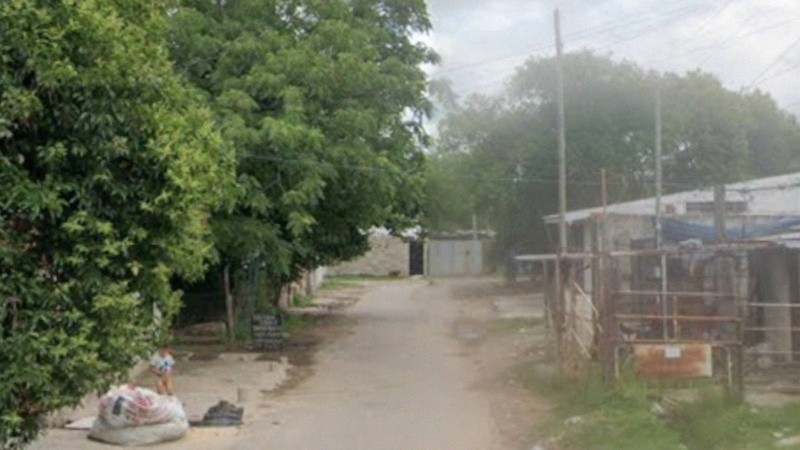 Crotone al 800, la escena del homicidio. Foto: Google Street View.
