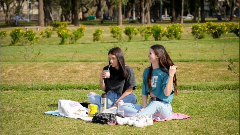Imagen del Día de la Primavera en Rosario (Archivo).
