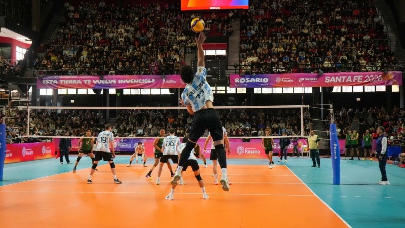 El vóley masculino, uno de los deportes que sigue y en el que Argentina tiene chance de medallas.