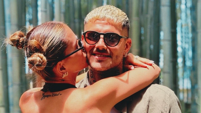 Mauro Icardi y la China Suárez (Instagram)