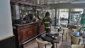 Así quedó el interior del bar céntrico luego del incendio (Alan Monzón/Rosario3)