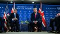 Donald Trump se reunió con el primer ministro de Reino Unido y hablaron sobre las islas Malvinas.