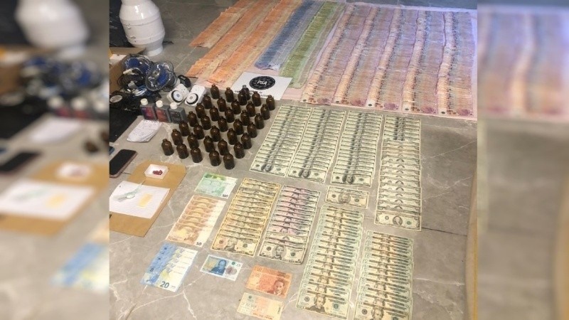 Imágenes de los allanamientos narco de junio de 2022 por el que tenía captura Cáceres.