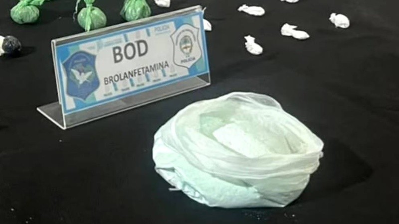 La ¿brolanfetamina? de La Plata. Foto: Policía Bonaerense/Infobae