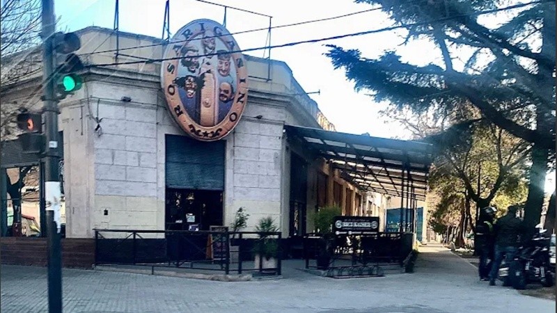 El bar que fue blanco de la inseguridad.
