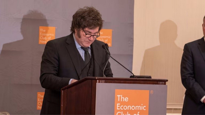 El presidente Javeir Milei hizo una nueva promesa de recuperación económica.