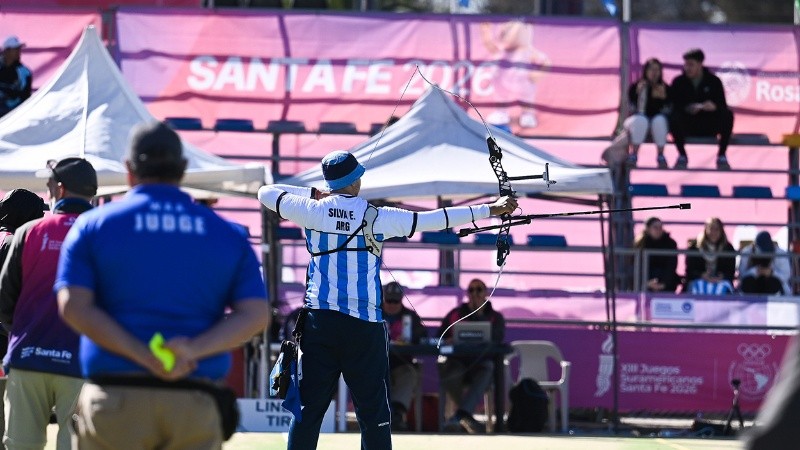 Esteban Silva compitiendo en Rosario. Foto: Secretaría de Deporte y Turismo de Rosario.
