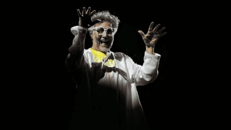La alegria de Fito en el Monumento (Alan Monzón/Rosario3).