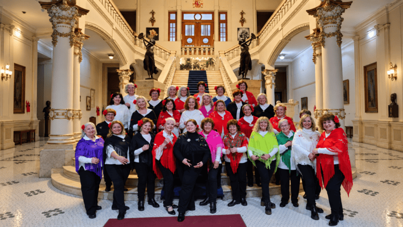Representantes de la colectividad española de Rosario, protagonistas de una jornada dedicada a celebrar sus tradiciones, su música y su cultura.&nbsp;