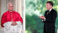El papa León XIV y el presidente francés Emmanuel Macron.