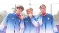 Triple podio argentino en tenis masculino.