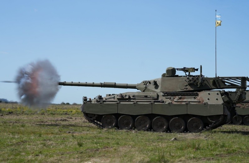 &nbsp;Uno de los vehículos que podrán verse a raíz del despliegue militar en Rosario será el tanque TAM 2C. (Ejército Argentino)
