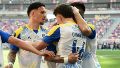 El gol de Rosario Central. (Fotobaires)