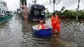 Los 50 distritos de Bangkok han sido declarados zonas de desastre por inundaciones tras las intensas lluvias que provocaron inundaciones en toda la capital. Foto EFE