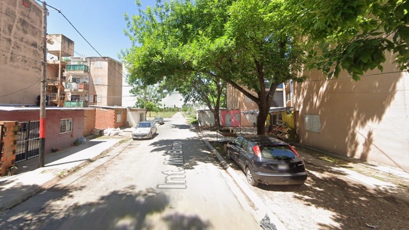 La cuadra donde ocurrió la balacera.