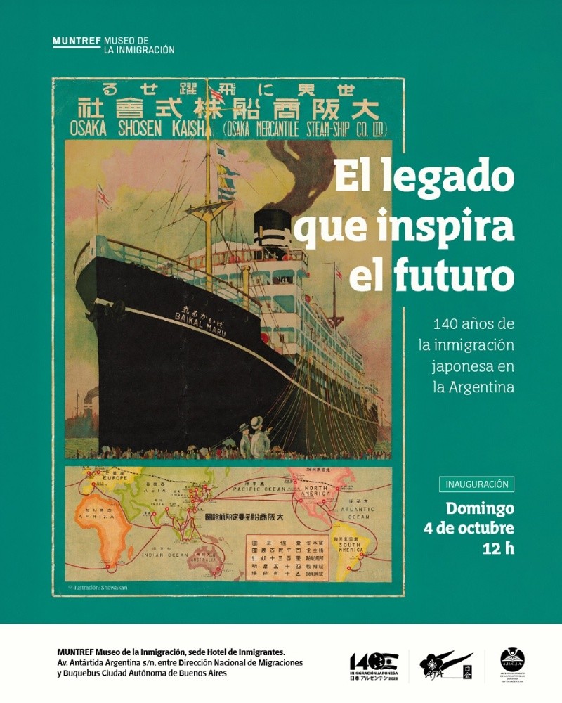&nbsp;La exposición se inaugurará el próximo 4 de octubre en el MUNTREF Museo de la Inmigración.
