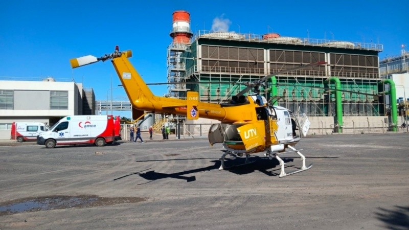 La planta está ubicada en la zona norte de Puerto San Martín.
