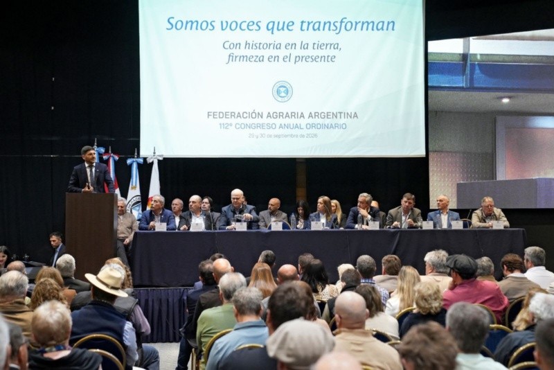 &nbsp;Pullaro este martes en el Congreso de Federación Agraria (GSF).