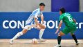 Renzo Feito Rothar, el rosarino que juega en la selección de futsal.