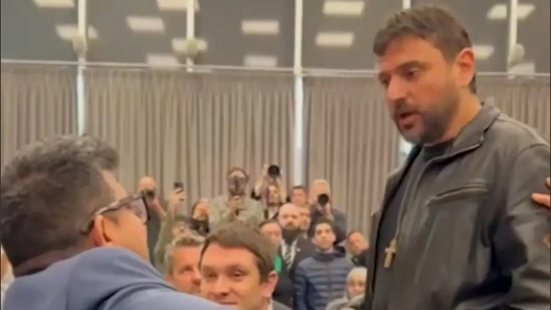 Los diputados Juan Grabois y Jairo Guzmán.