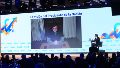 El presidente Javier Milei dando su discurso ante el 62º Coloquio de IDEA, de forma virtual, desde París, Francia.