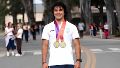 Santino Basaldella, uno de los medallistas rosarinos.