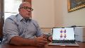 Uno de los bocetos de Capi en la computadora de Julián Galdeano (Alan Monzón/Rosario3)