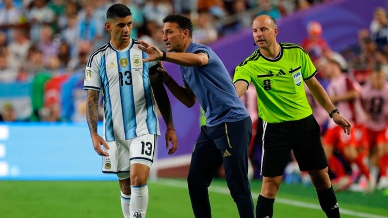 Lionel Scaloni advirtió a Cuti Romero.