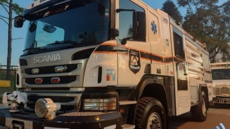 Los bomberos iniciaron una rápida intervención.