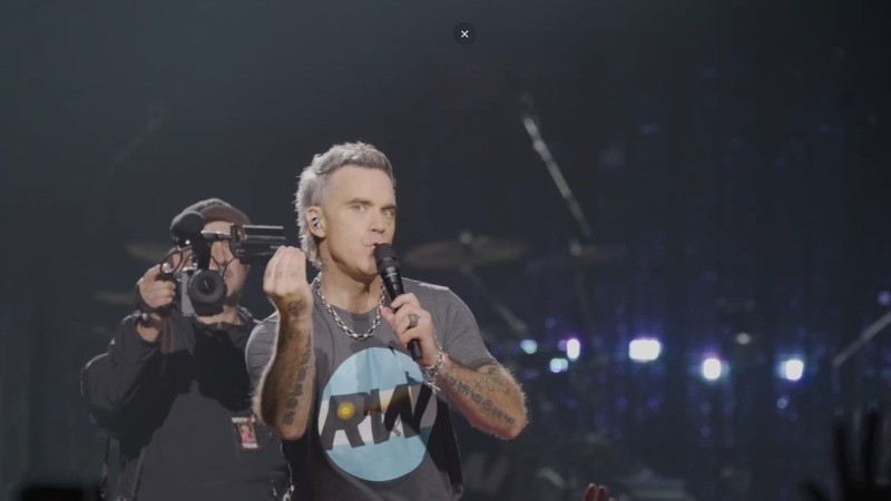 Robbie Williams se reencontró con el público argentino