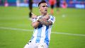 Lautaro se transformó en el tercer máximo artillero de la historia albiceleste