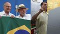 El actual jefe de Estado y candidato a la reelección, Luiz Inácio Lula da Silva, y el senador Flávio Bolsonaro.