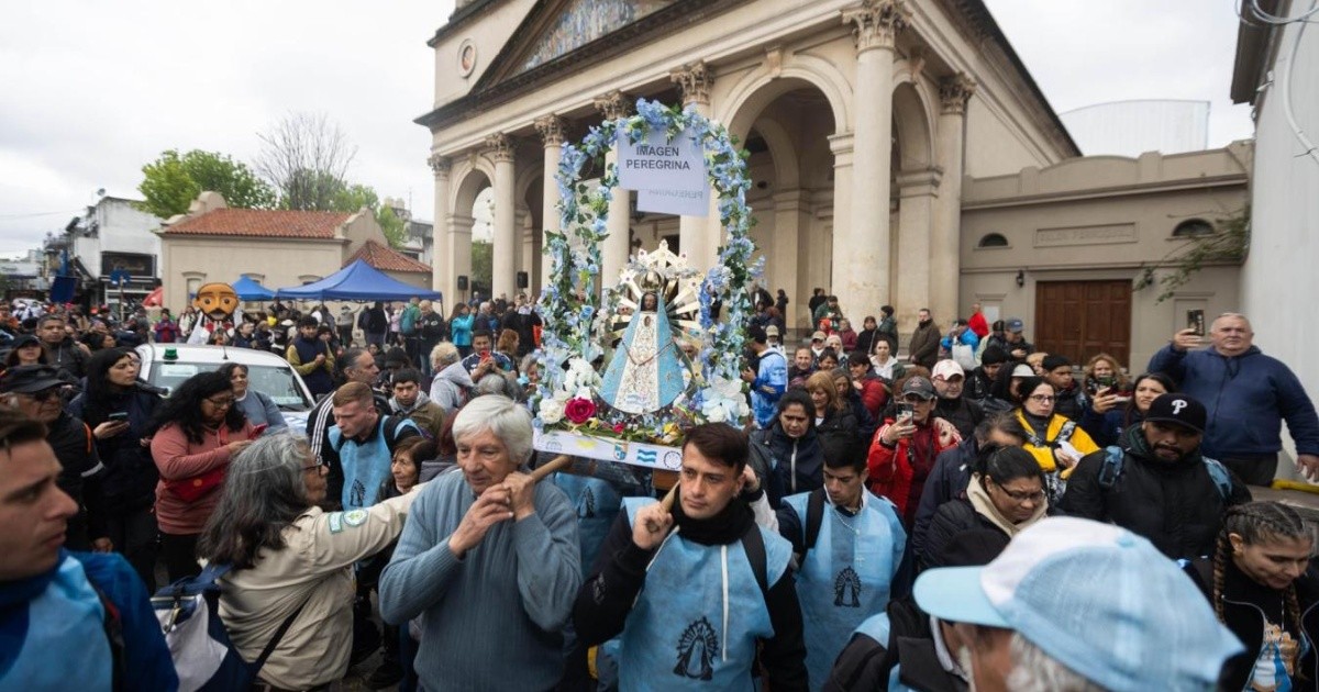 Una multitud completó el recorrido de la 52° Peregrinación a Luján