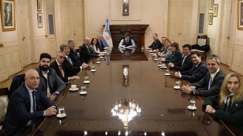 El presidente encabezó una nueva reunión de gabinete.