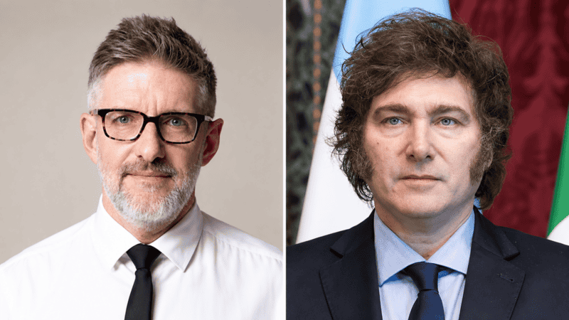 Luis Novaresio prefirió evitar la polémica directa con el presidente Javier Milei.