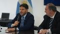 El gobernador durante la conferencia de este martes por la mañana. (Gobierno de Santa Fe)