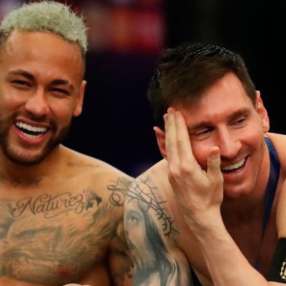 Messi y Neymar.