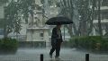 Lluvia torrencial en el centro de Rosario.